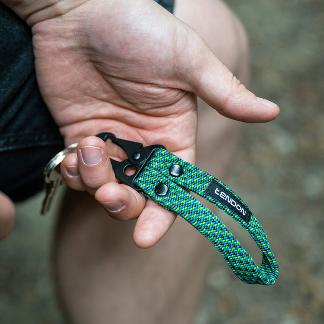 Tendon krátká klíčenka z opletu