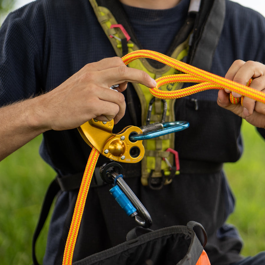Arboristické lano Timber EVO 12.5 oranžová/žlutá