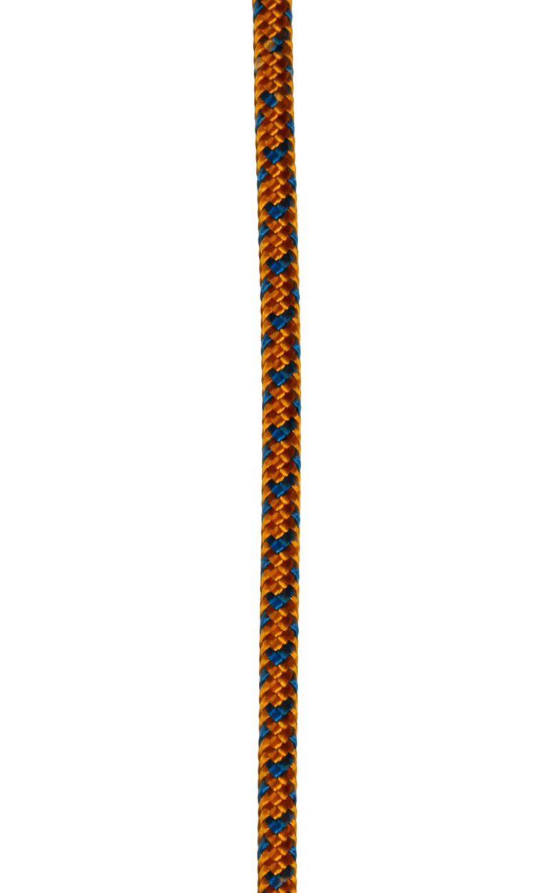 Pomocná šňůra Tendon - reep - 5 mm oranžová/modrá
